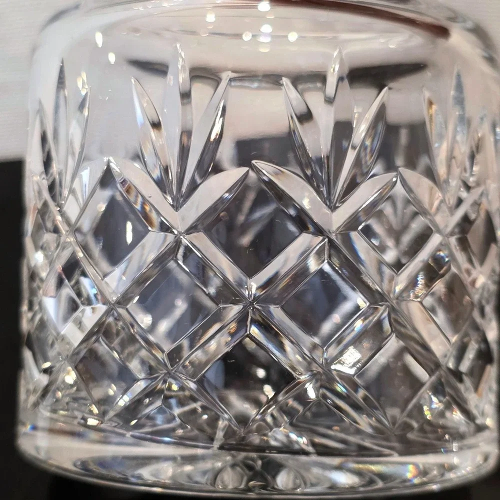 Vintage‎ Cut Crystal Storage Jar, Cookie Biscuit Barrel, Vanity Jewelry Decor